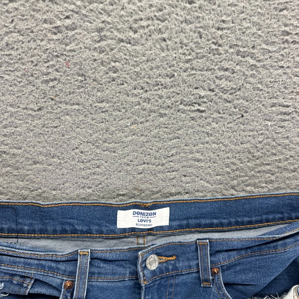Denizen From Levi's Jeans Womens 10 Blue Cotton Denim Boyfriend Workwear Stretch - Picture 3 of 12